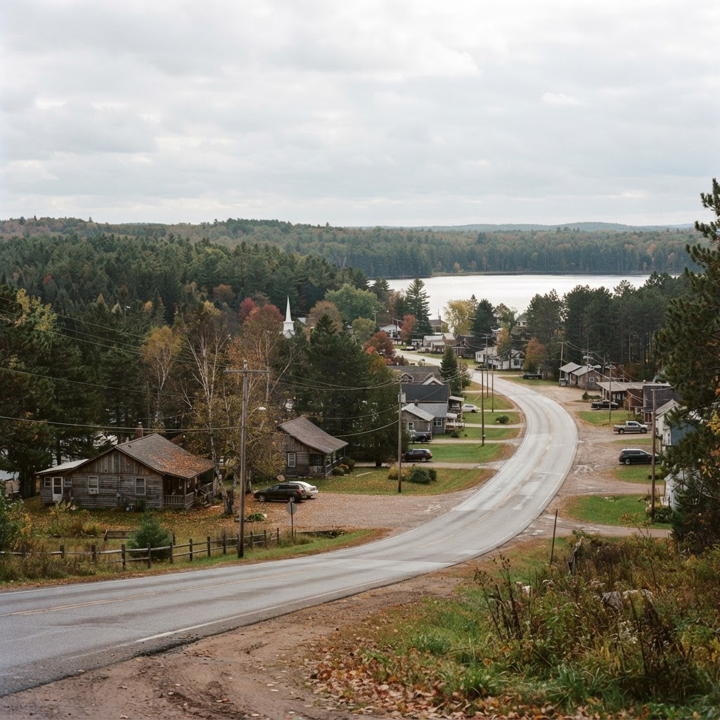 Forested Northwoods Wisconsin landscape around Price County.